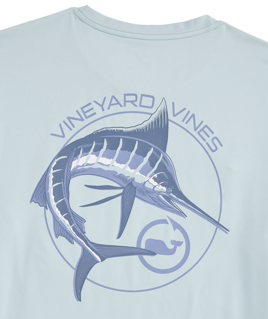 OUTLET Marlin Circle Short-Sleeve Performance Tee