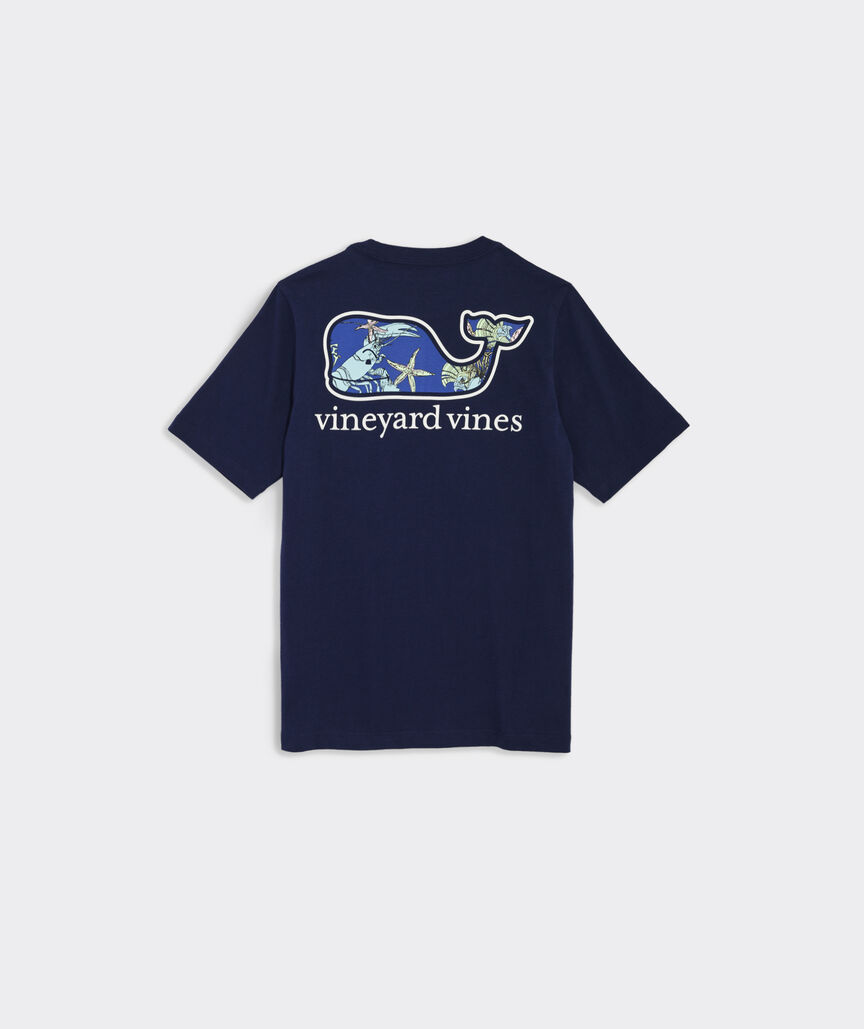 Boys' Holiday Shells Whale Short-Sleeve Pocket Tee
