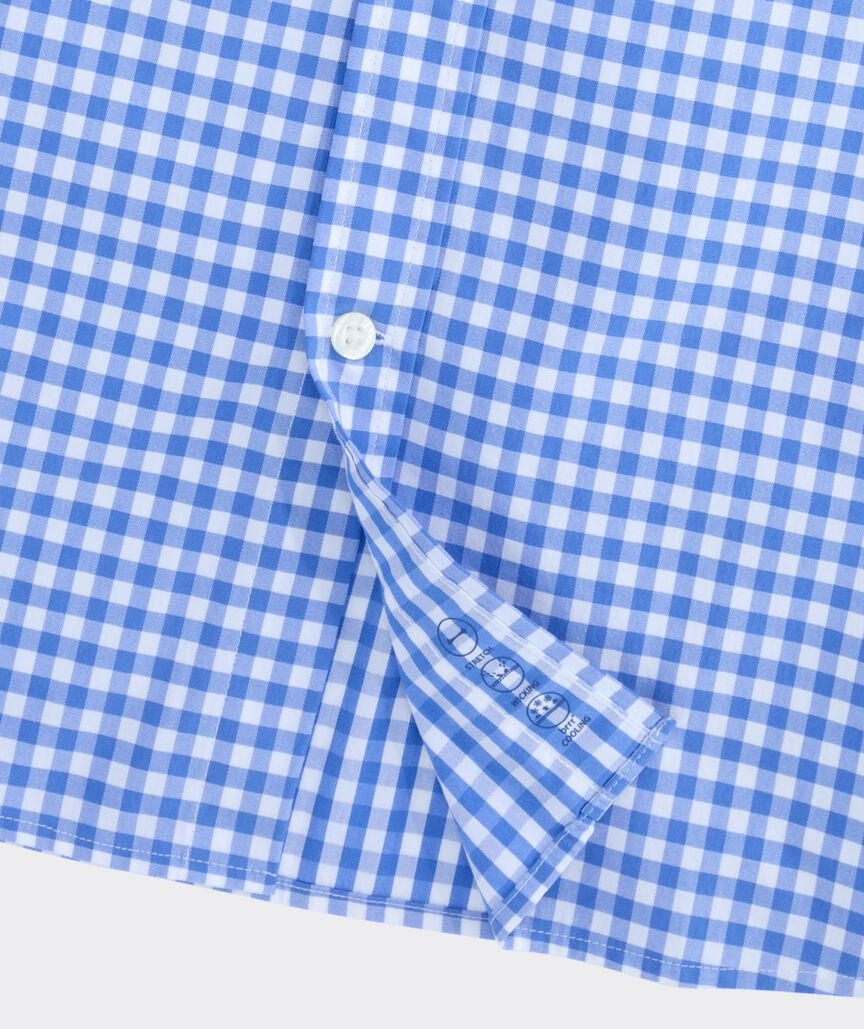 Performance Cotton Skysail Gingham Shirt