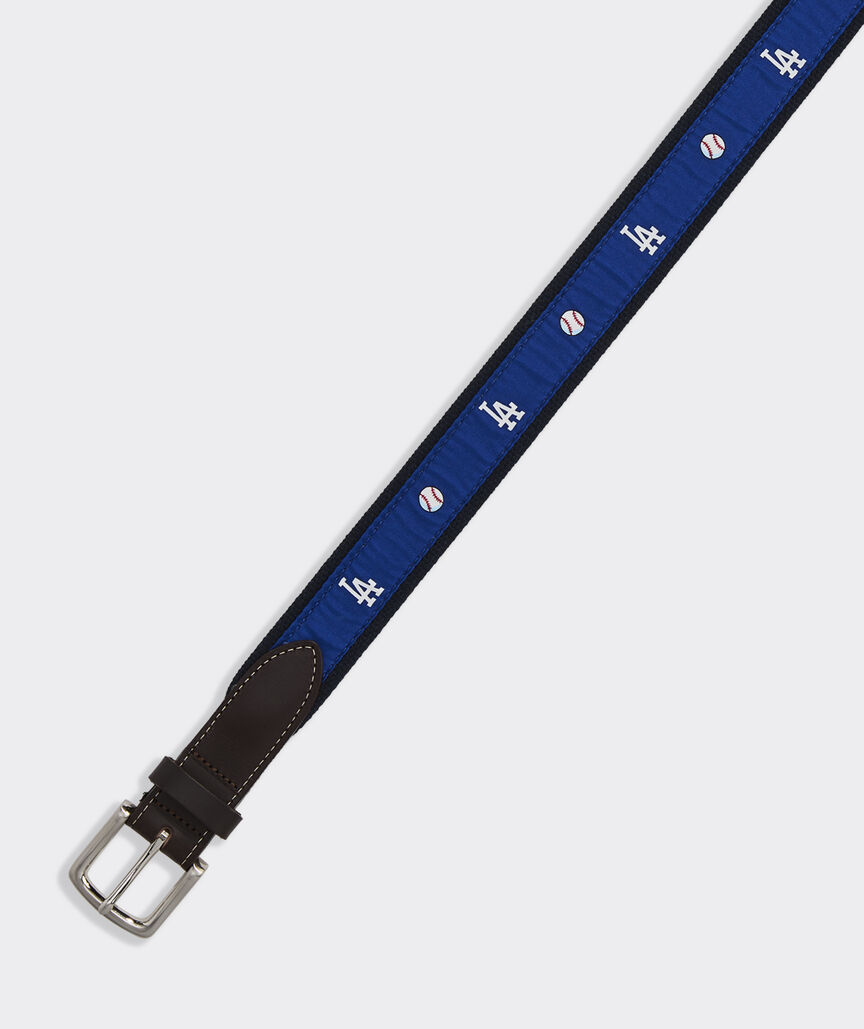 Los Angeles Dodgers Canvas Club Belt