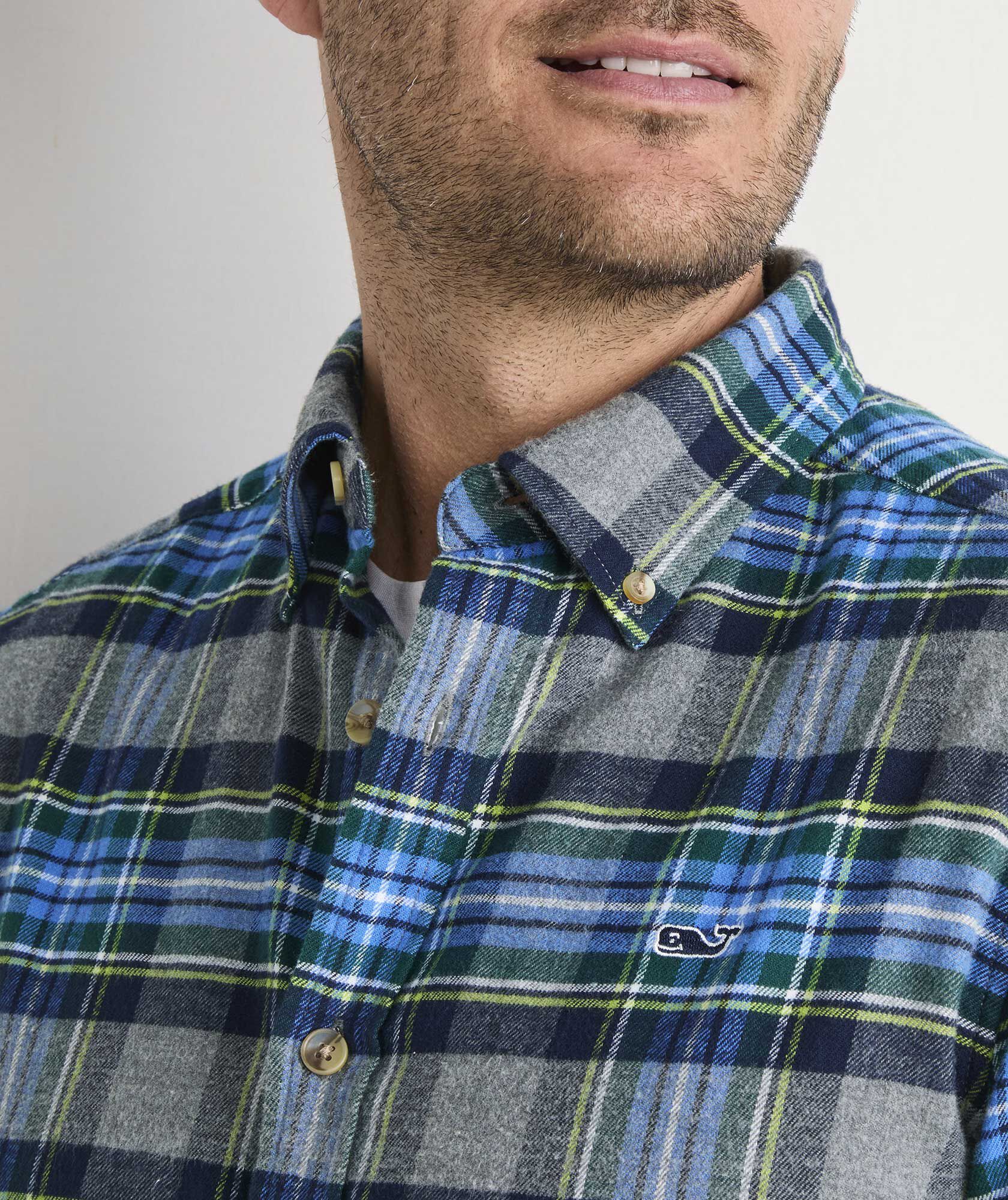 Vineyard Flannel Plaid Shirt