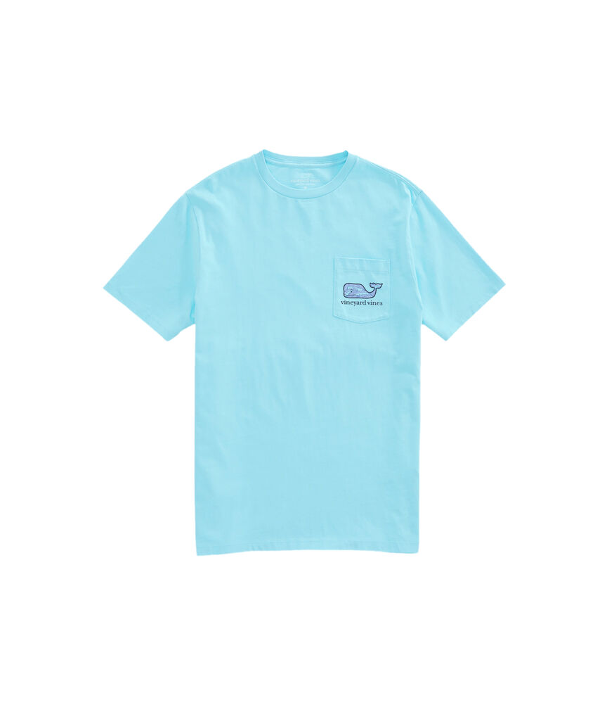 OUTLET Vintage Leaf Whale Short-Sleeve Pocket Tee