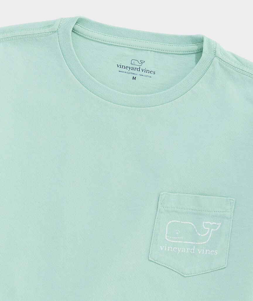 Boys' Drift Dye Vintage Whale Short-Sleeve Pocket Tee