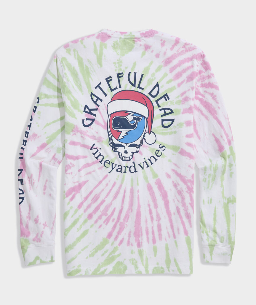 Grateful Dead x vineyard vines Holiday Stealie Long-Sleeve Pocket Tee