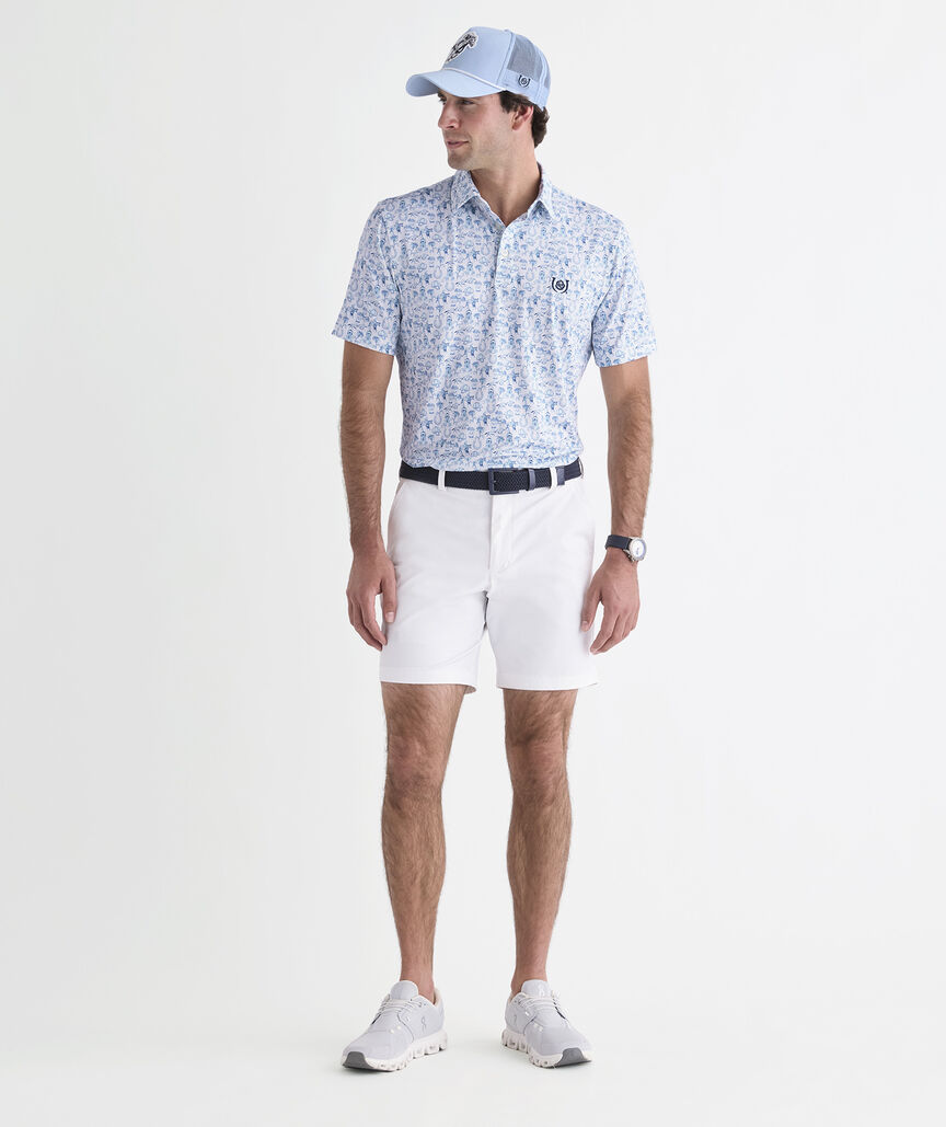 Kentucky Derby Performance Printed Sankaty Polo