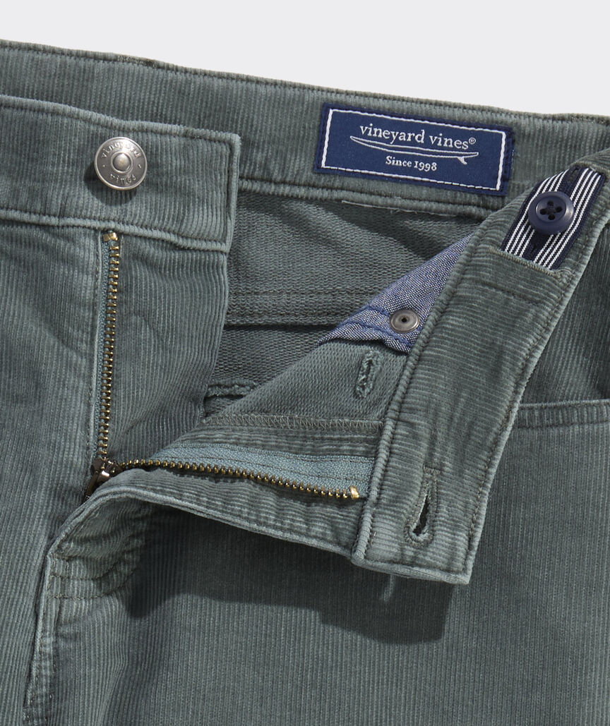 Boys' Stretch Terry Cord 5-Pocket Pants