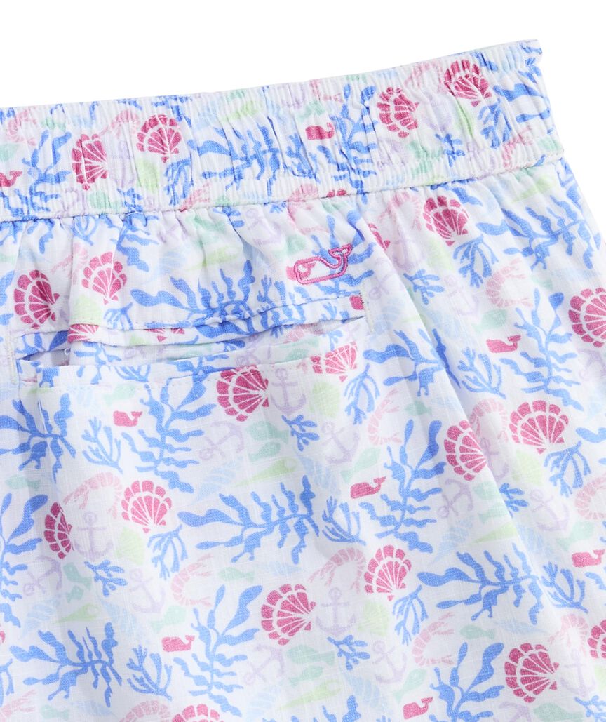 OUTLET Printed Pull-On Shorts