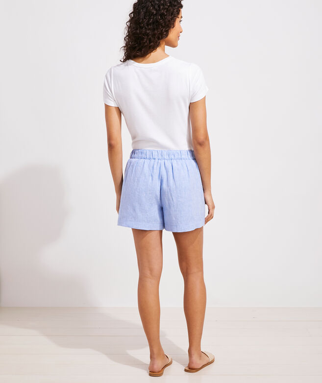 Luxe Linen Pull-On Shorts