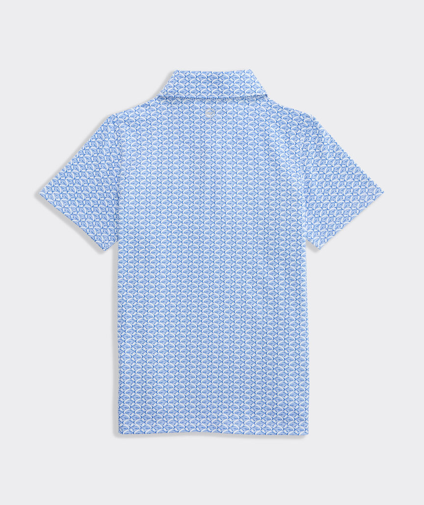Boys' Performance Printed Sankaty Polo