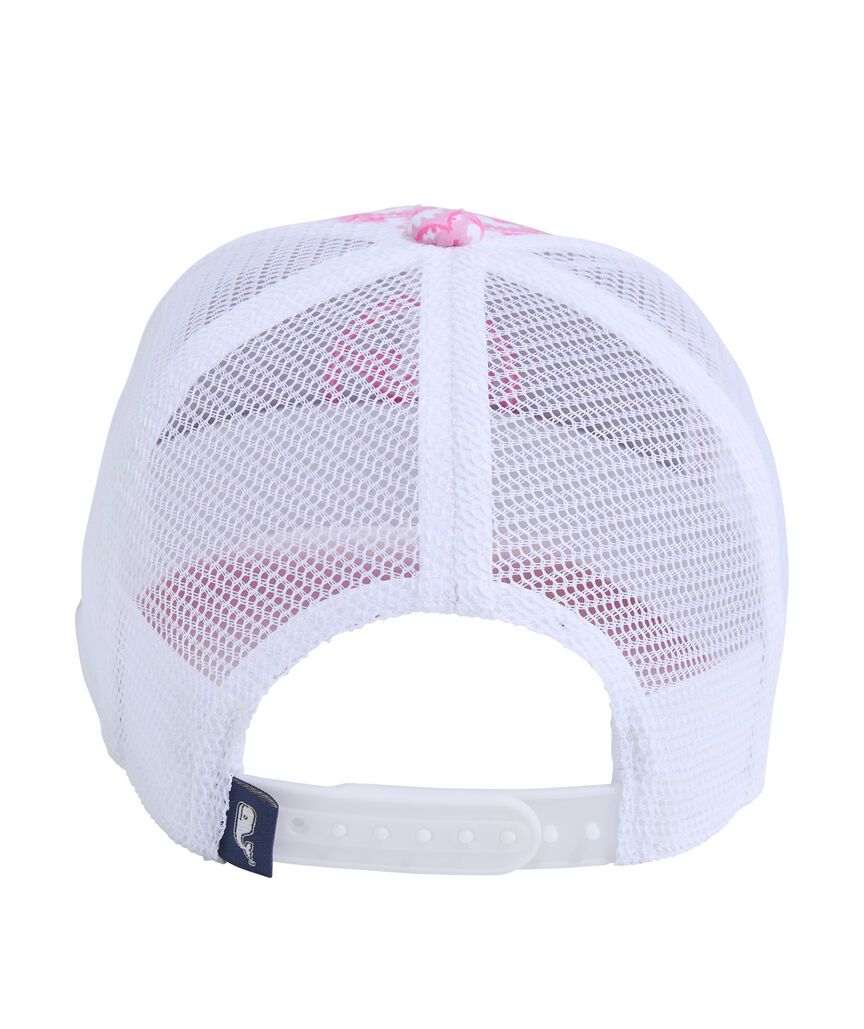 OUTLET Girls' Printed Whale Dot Performance Trucker Hat