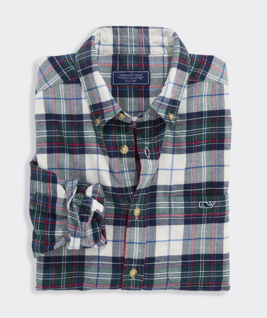 Birch Plaid Vineyard Flannel Shirt