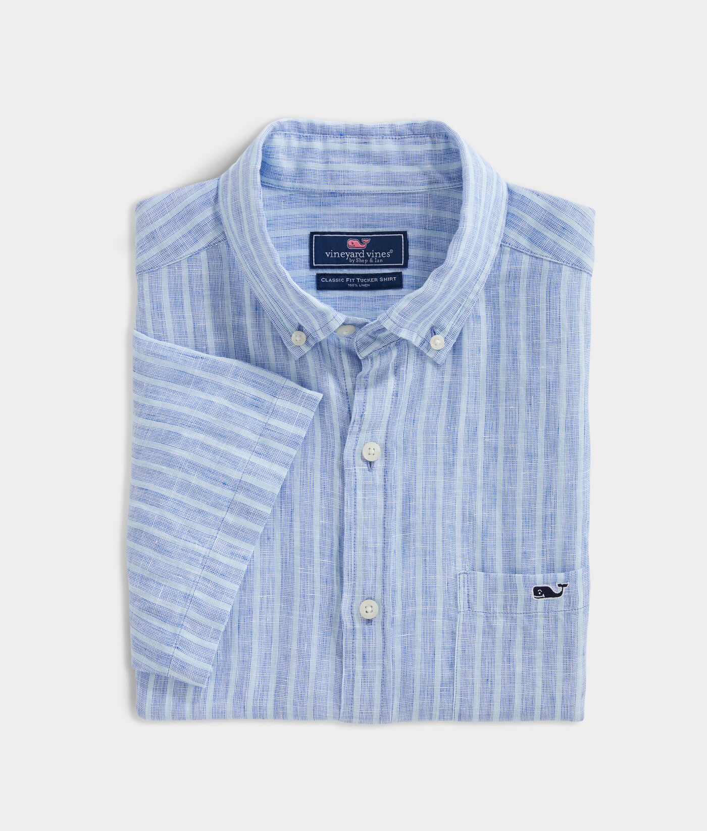 Short-Sleeve Tucker Button-Down Shirt 
