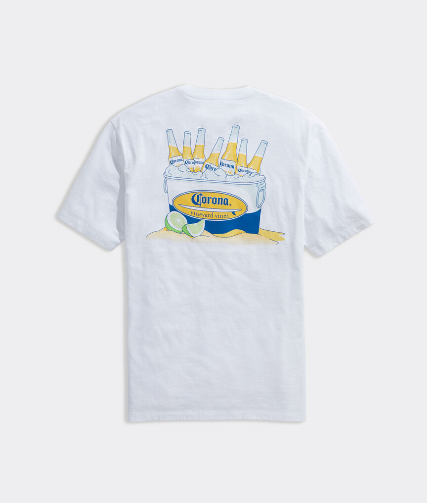 Corona® x vineyard vines Bucket Of Beers Short-Sleeve Pocket Tee