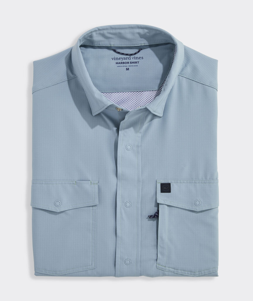 Performance Masthead Solid Short-Sleeve Harbor Shirt