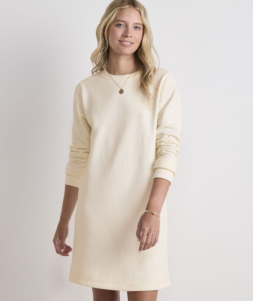 Surf Terry Long-Sleeve Dress
