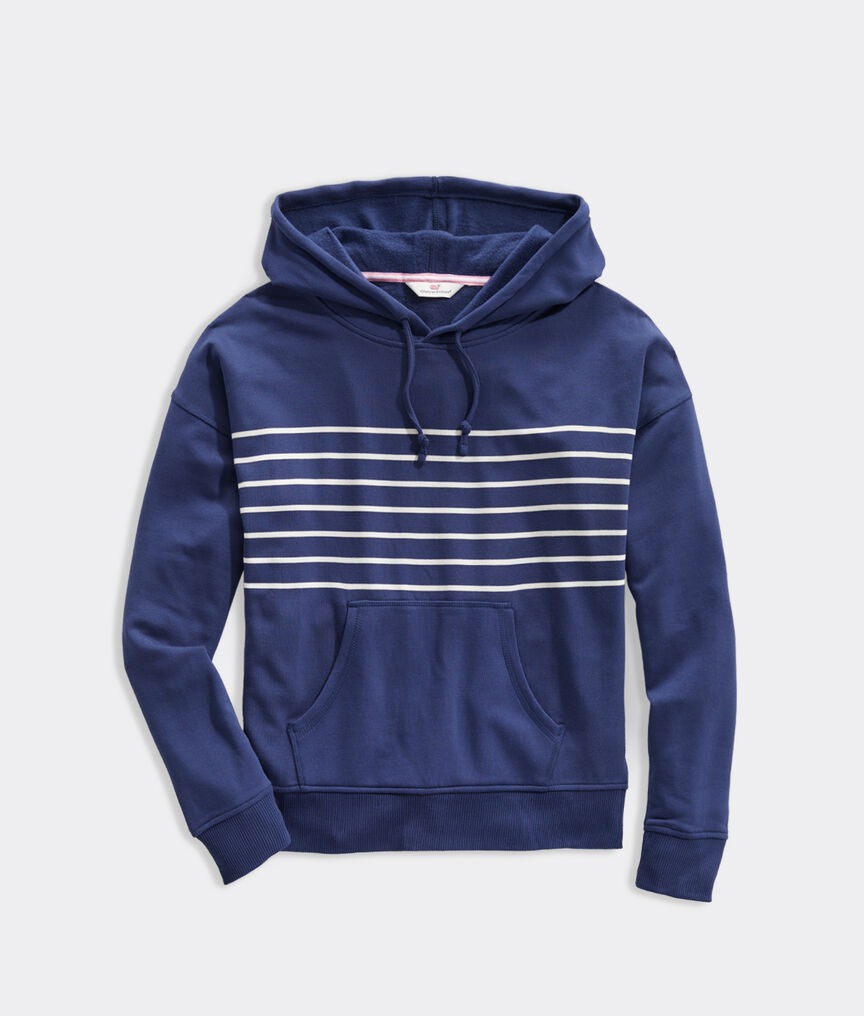 Dreamcloth Placed Stripe Hoodie