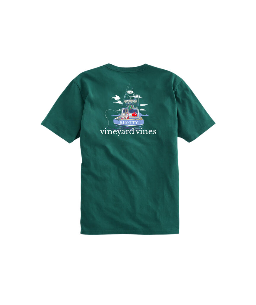 OUTLET Santa Sport Fishing Short-Sleeve Pocket Tee