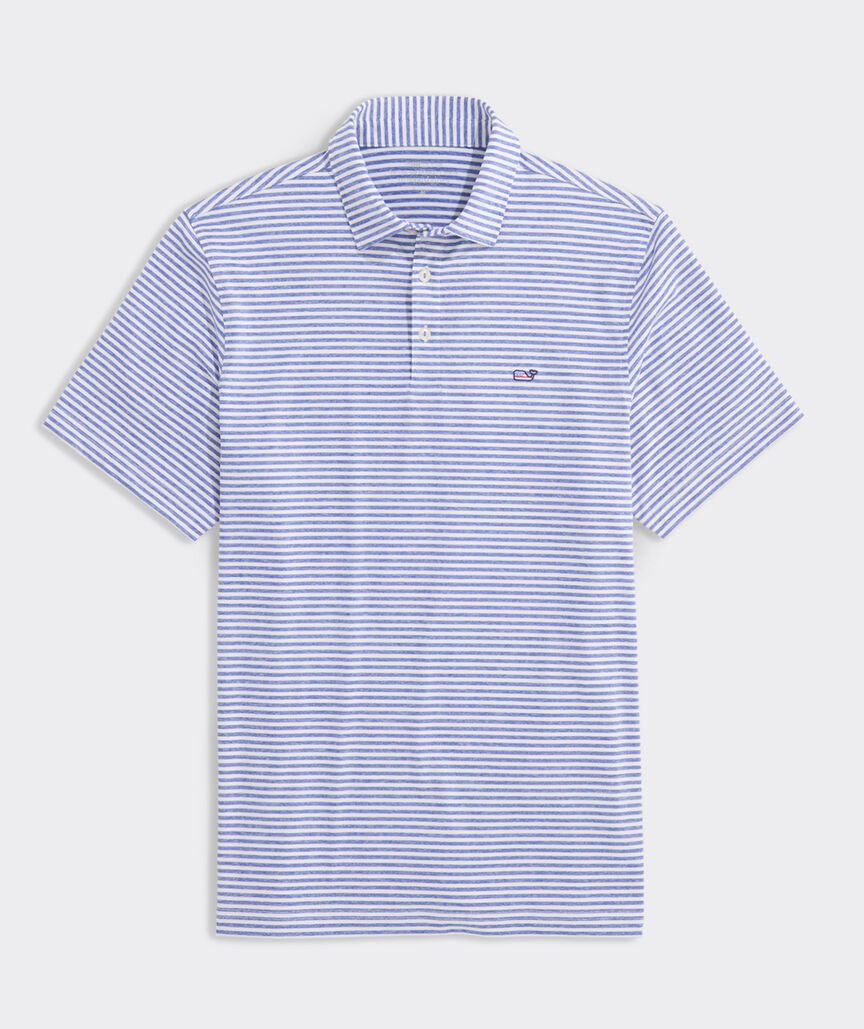 Performance Heathered Winstead Stripe Sankaty Polo