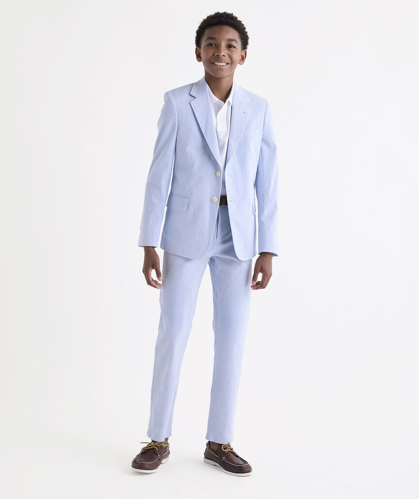 Boys' Seersucker Blazer (8-18)