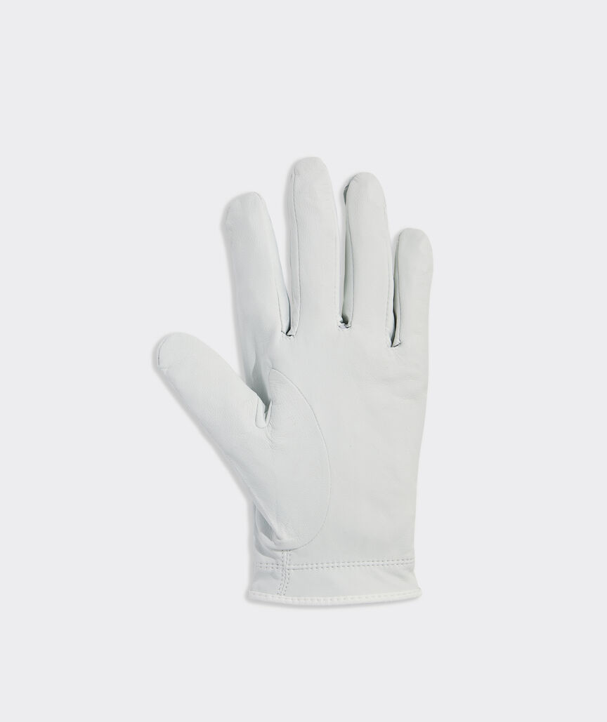 Leather Whale Dot Golf Glove Left Hand