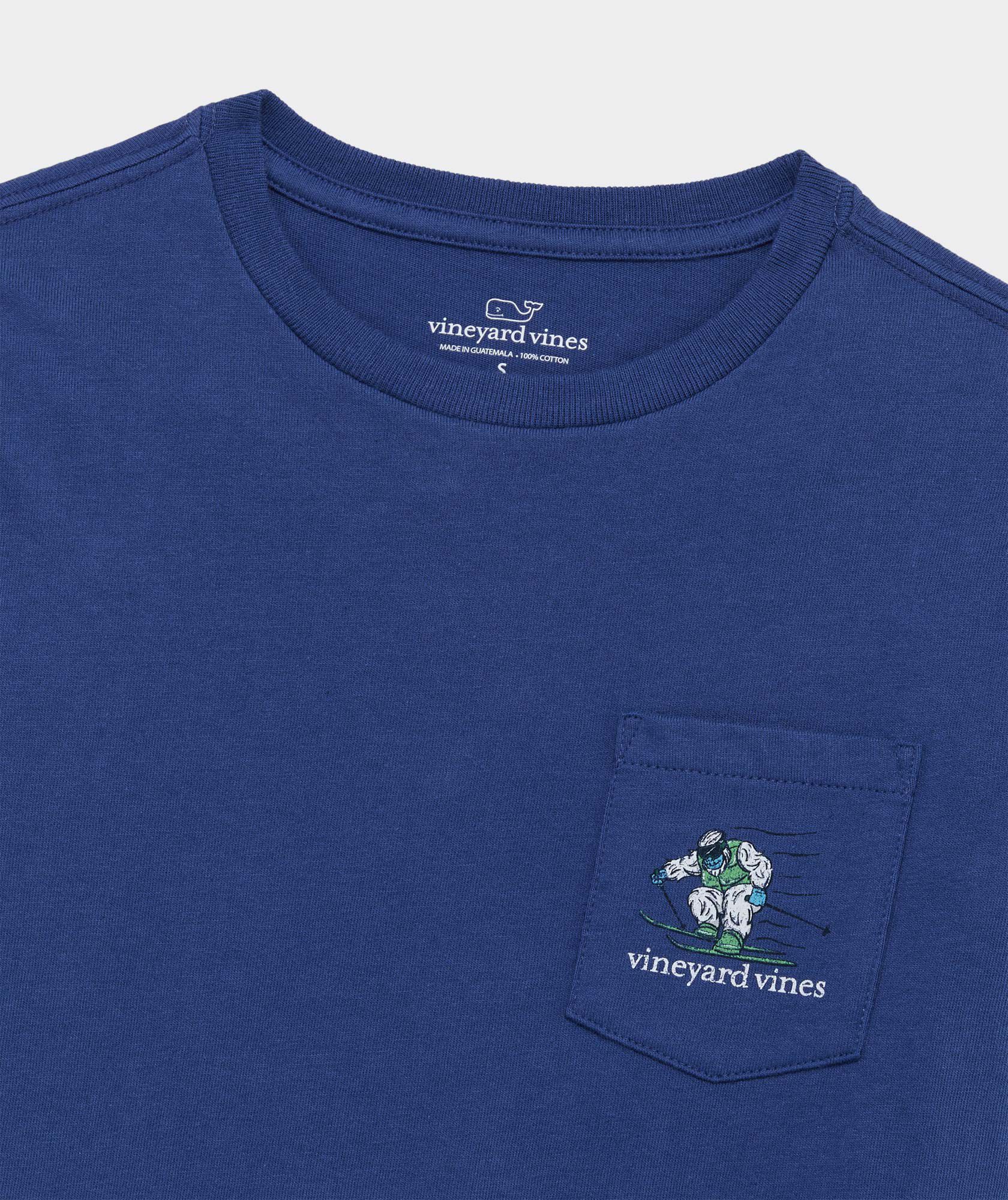 Boys' Yeti Up To Snow Good Long-Sleeve Pocket Tee