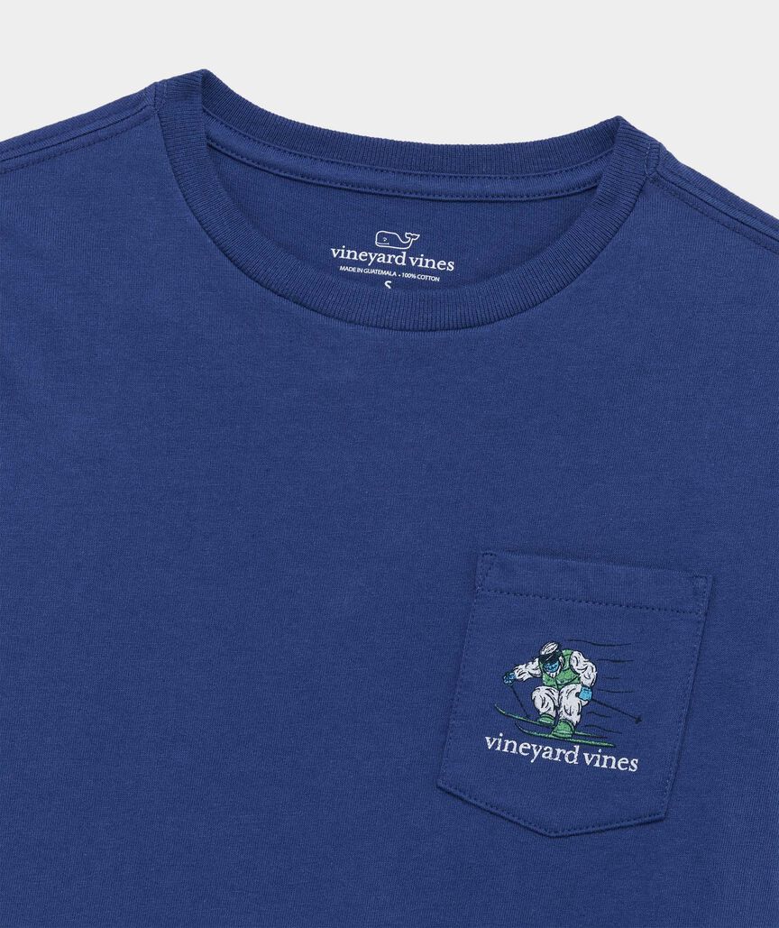 Boys' Yeti Up To Snow Good Long-Sleeve Pocket Tee