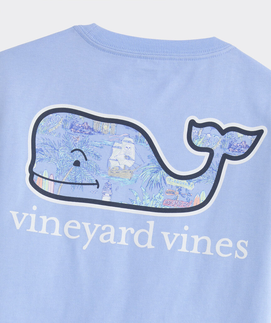 Boys' FL Keys Whale Short-Sleeve Pocket Tee