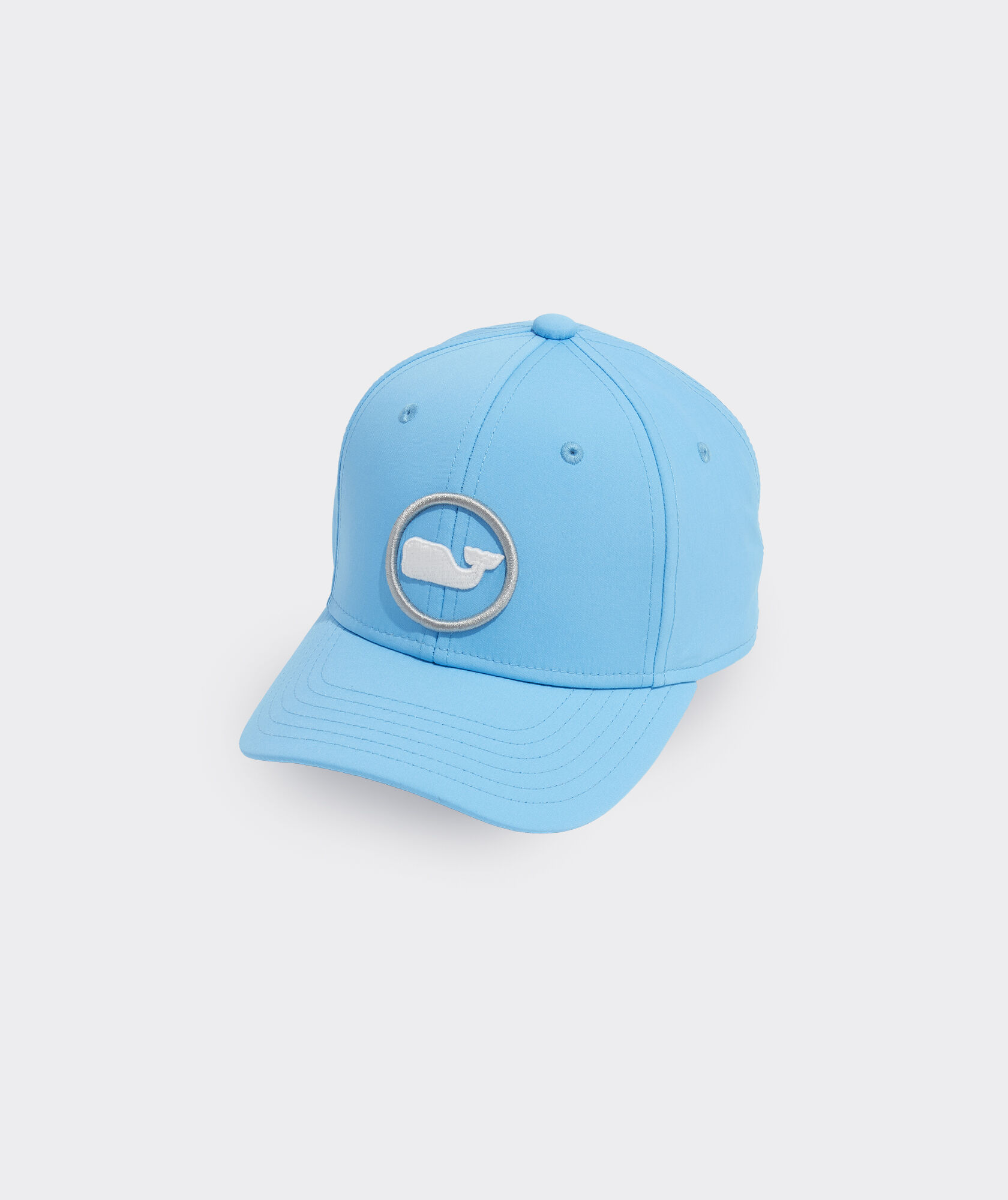 Vineyard Vines Boys' Neon Whale Dot Performance Baseball Hat (Electric Blue) (Size: 1SZ)