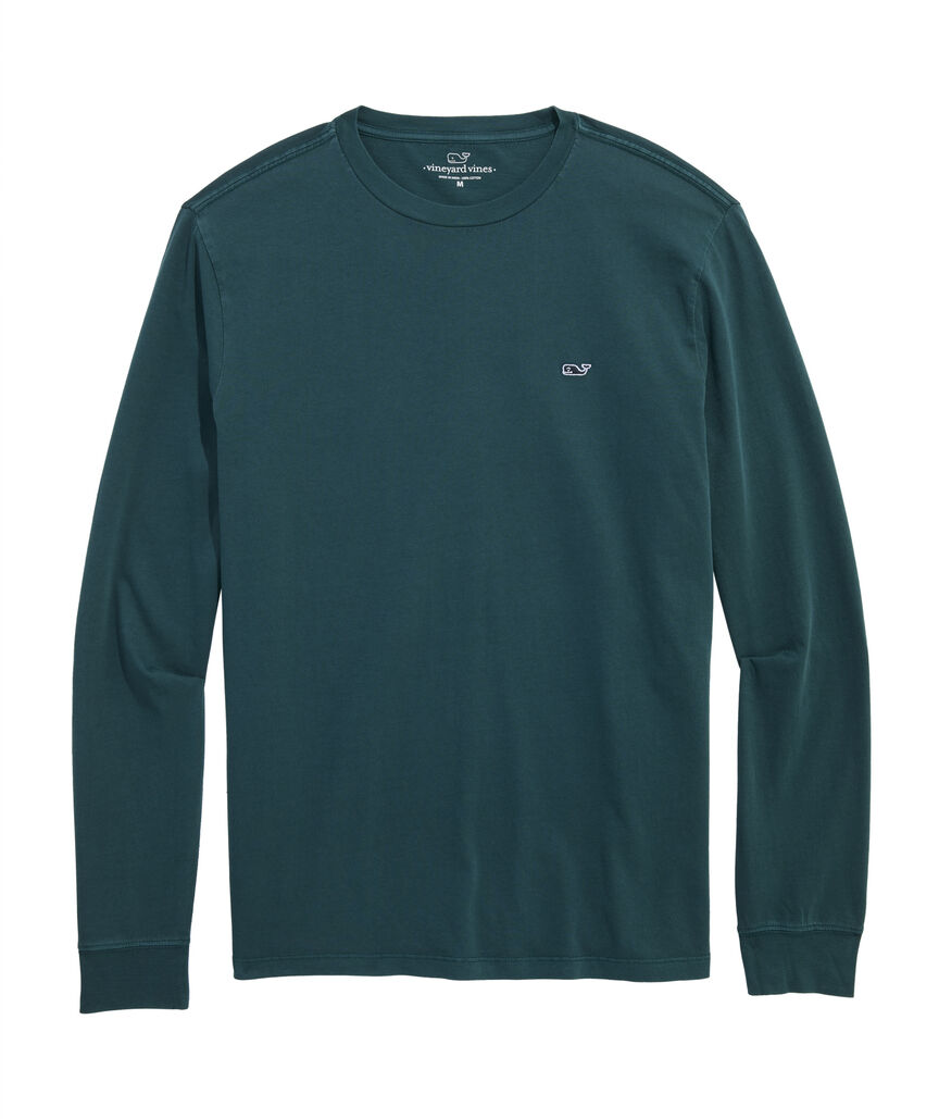 OUTLET Sunwashed Whale Embroidered Long-Sleeve Tee