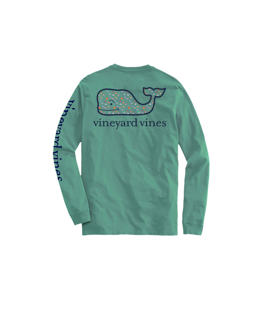 OUTLET Boys' Mutli-Sport Whale Long-Sleeve Pocket Tee