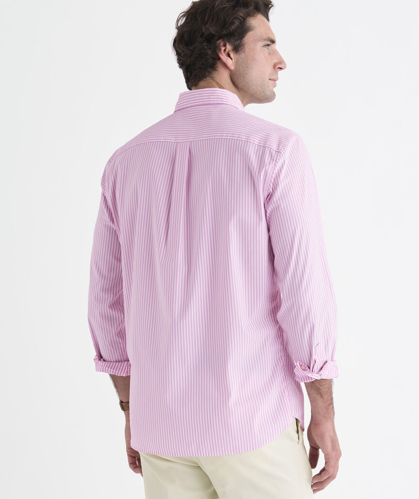 Performance Cotton Marathon Stripe Shirt