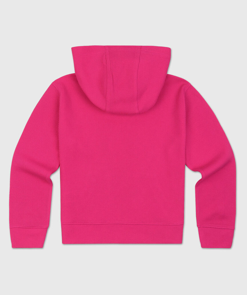 OUTLET Girls' Ruffle Waffle Hoodie