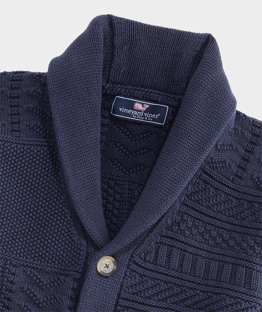 Boys' USA Patchwork Cardigan