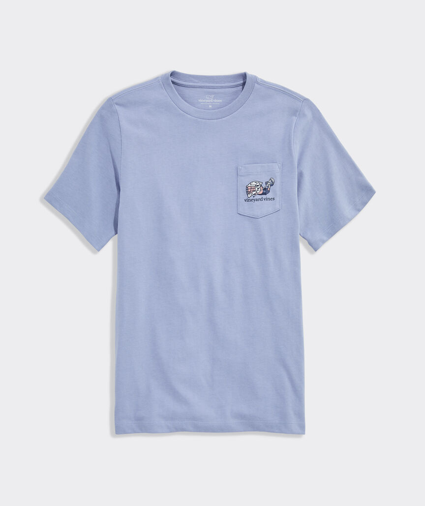 Boys' Lacrosse Whale Short-Sleeve Pocket Tee