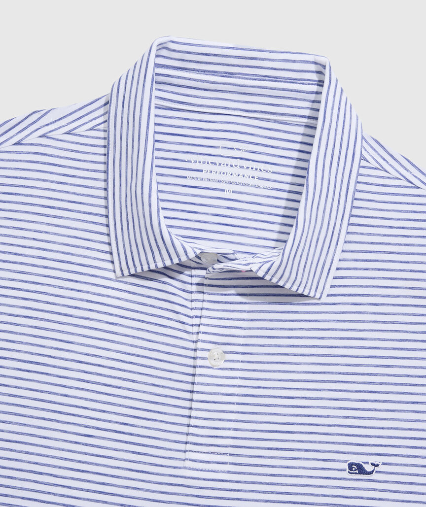 OUTLET Bradley Stripe Performance Polo