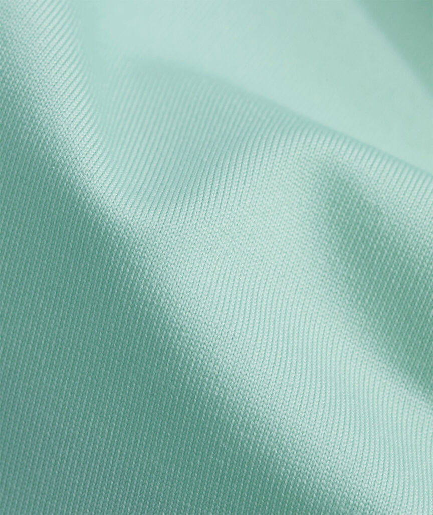 Performance Whale Dot Long-Sleeve Harbor Hoodie Tee