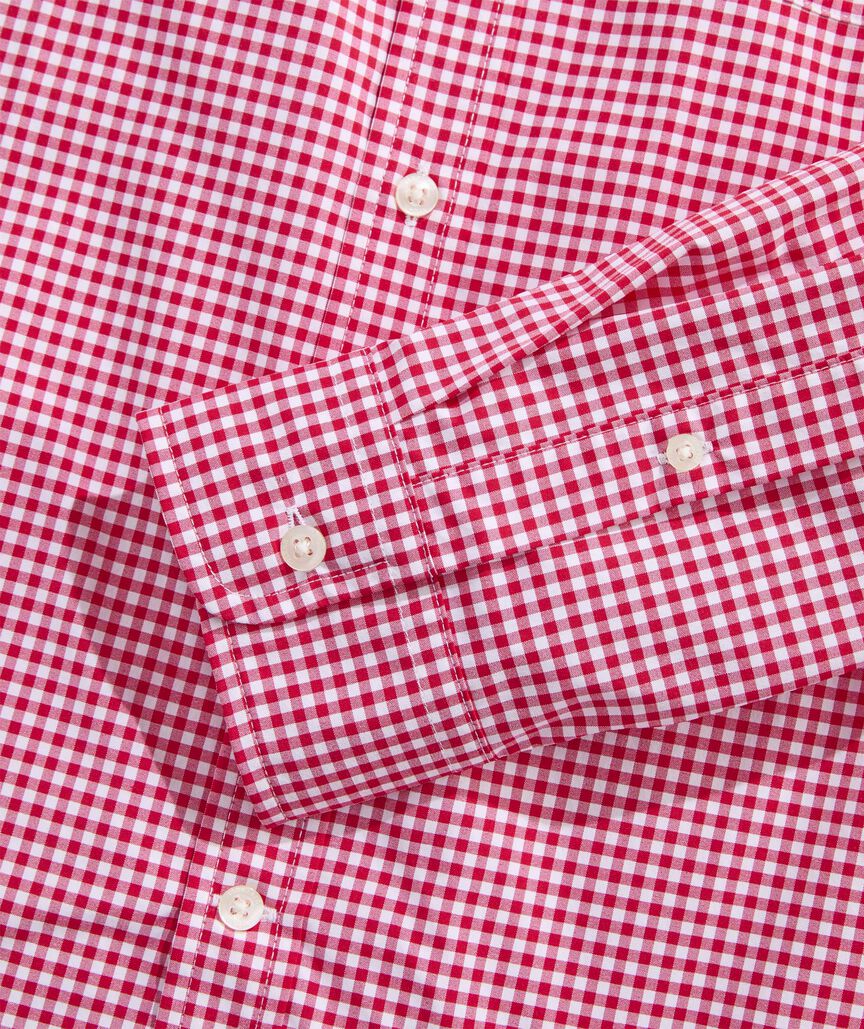 Performance Coral Reef Gingham Featherweight Shirt