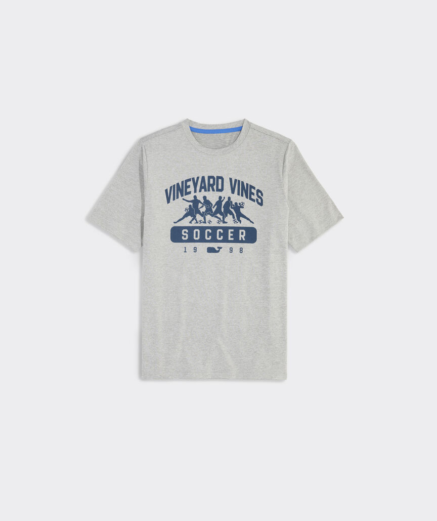 Boys' Soccer Players Short-Sleeve Harbor Sun Performance Tee