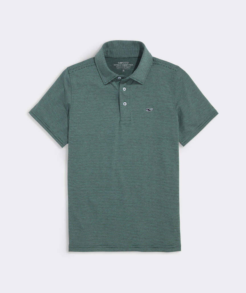 Boys' Performance St. Jean Stripe Sankaty Polo