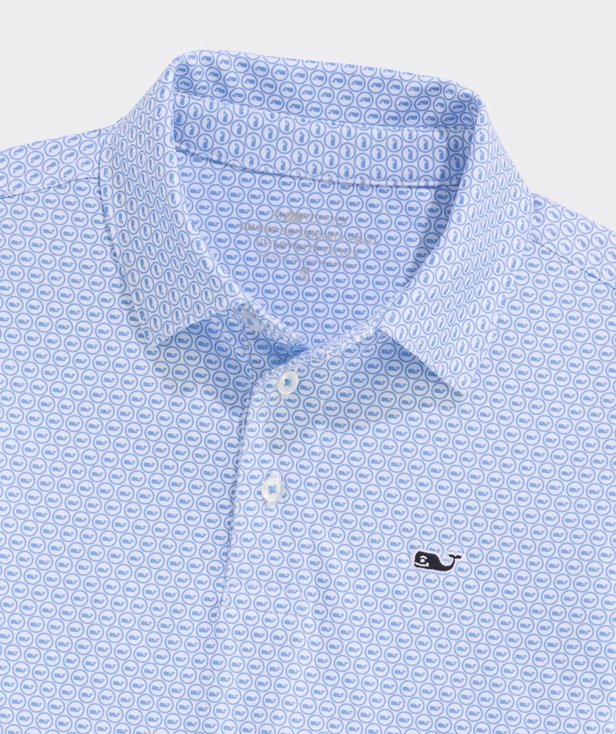 Boys' Performance Printed Sankaty Polo