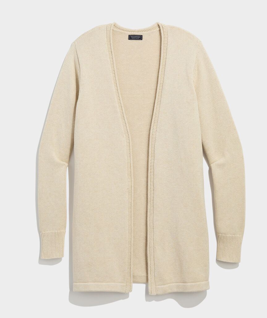 Katie Cotton Open Front Cardigan