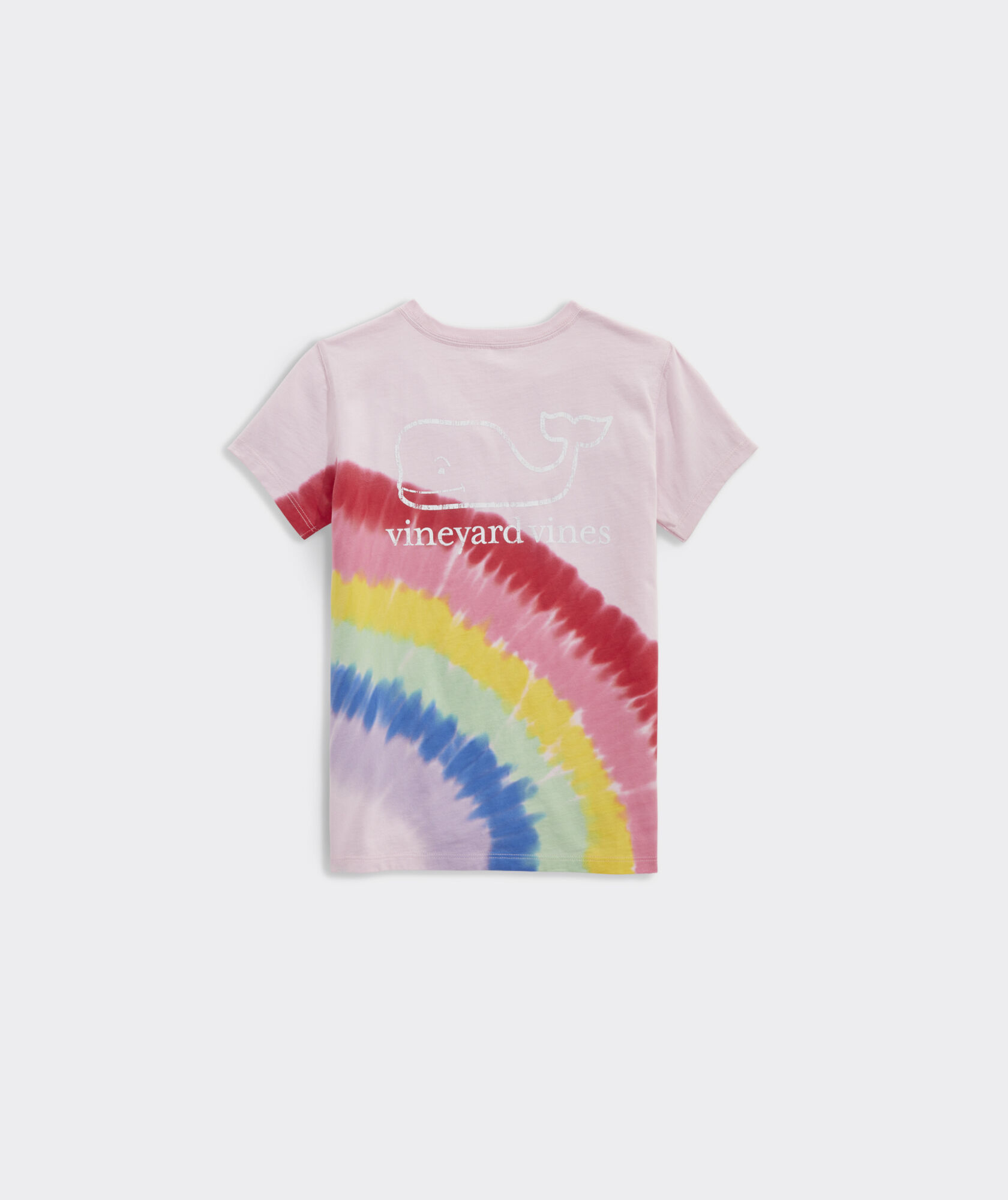 OUTLET Kids' Rainbow Tie Dye Vintage Whale Short-Sleeve Pocket Tee