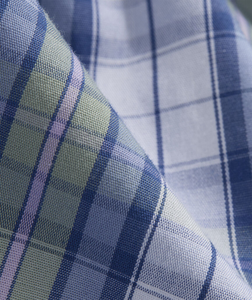 Washashore Plaid Perfect Wash Poplin Shirt