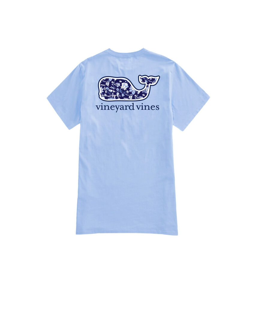 OUTLET Thalia Floral Whale Short-Sleeve Pocket Tee