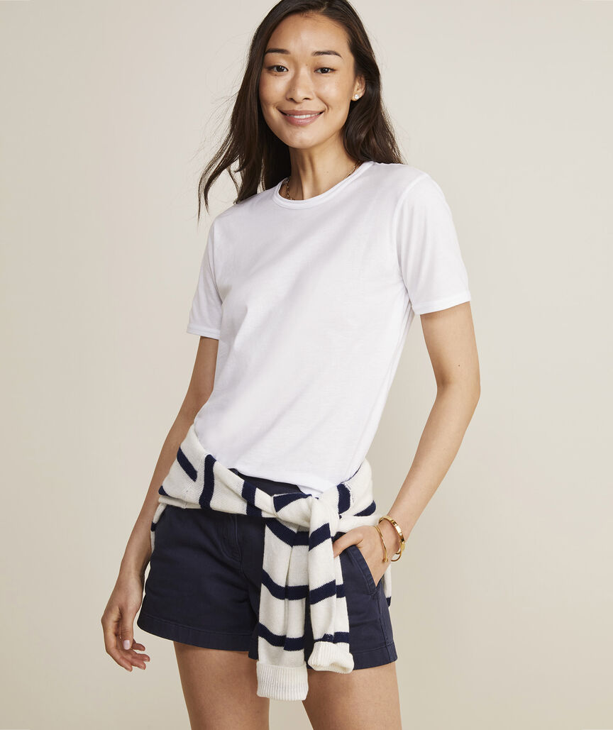 Pima Cotton Crewneck Tee