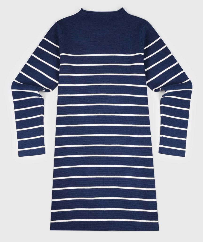 OUTLET Cotton Rollneck Sweater Dress