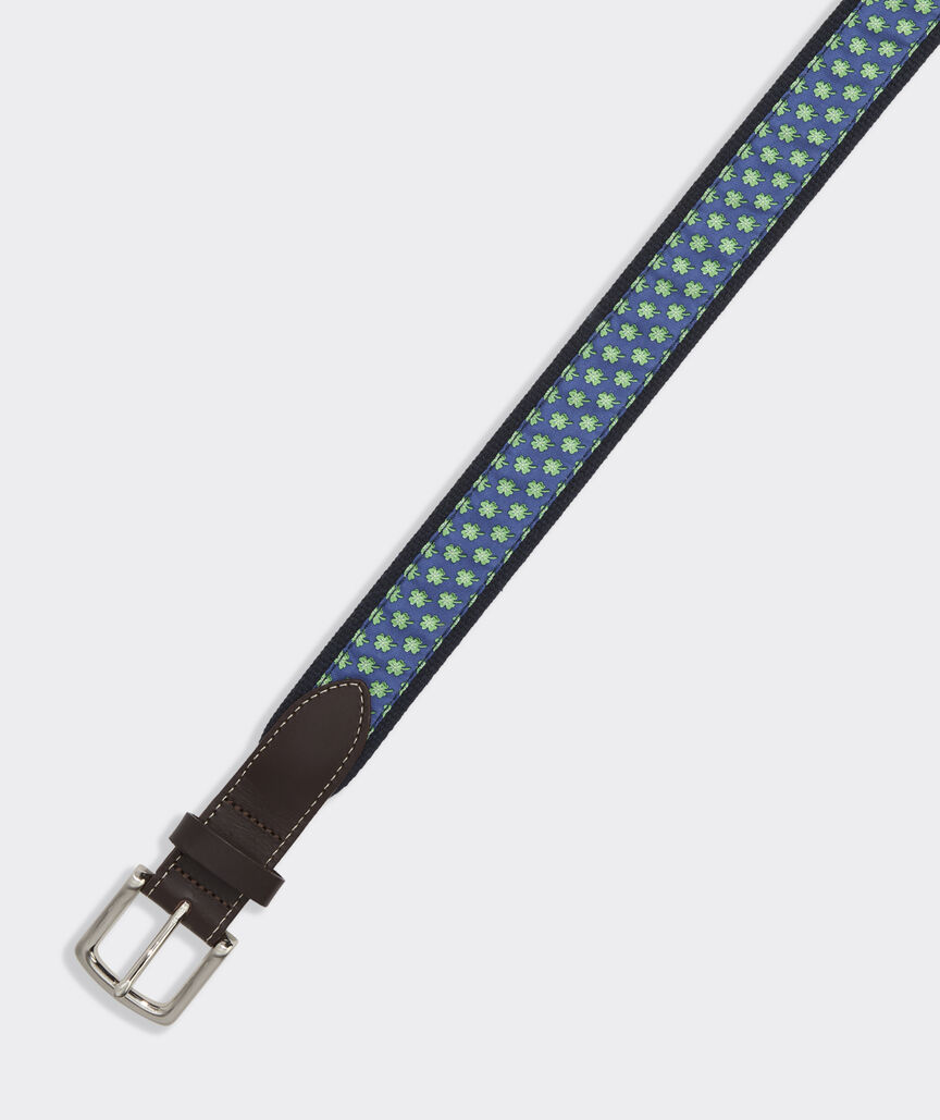 Luck of the Irish Canvas Club Belt