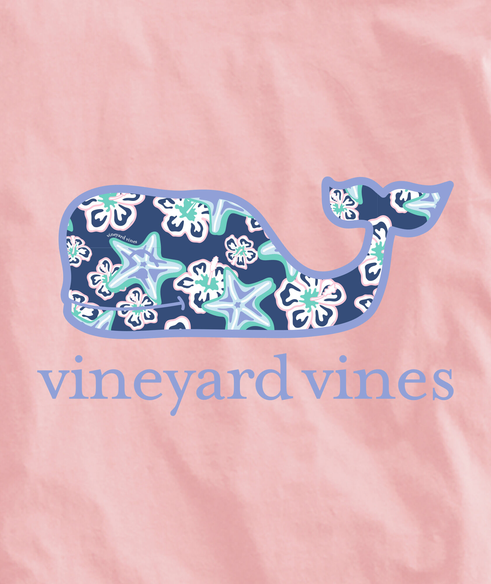 OUTLET Starfish & Flower Whale Long-Sleeve Pocket Tee