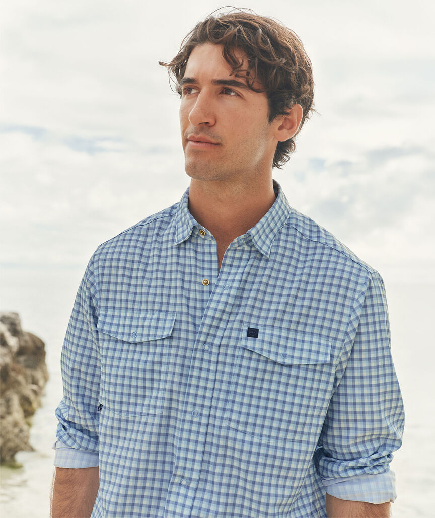 Performance Barracuda Check Harbor Shirt