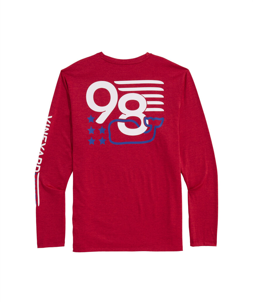 OUTLET Flag Long-Sleeve Performance Tee
